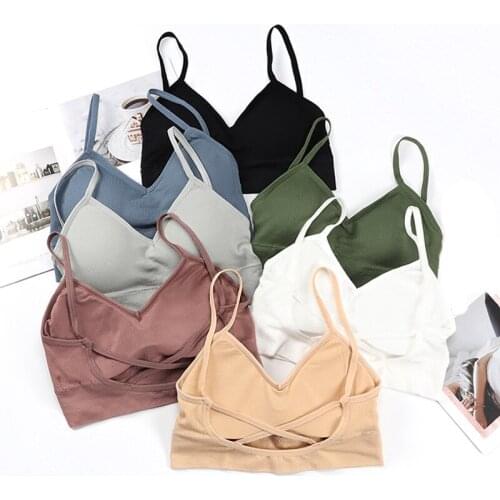 Breathable Sports Bra Anti-sweat Fitness Top Seamless Yoga Bra Shockproof Crop Top Women Push Up Sport Bra Gym Workout Top