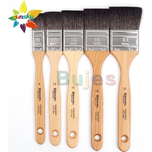 Original Spain ESCODA AQUARIO 2032 Pure squirrel hair Watercolor brush Gouache painting brush Shading Brush Art supplies