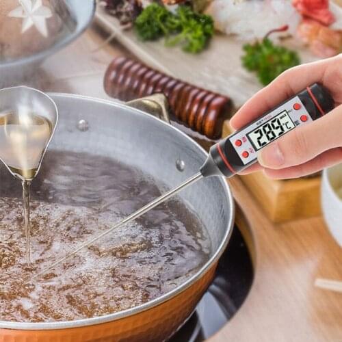 Kitchen Cooking Thermometer Digital Probe Meat Thermometer BBQ Grill Food Thermometer Home Kitchen Thermometer For Milk Water