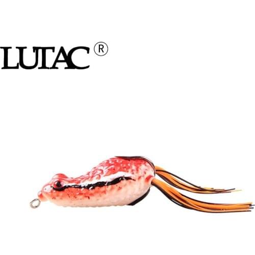 LUTAC Artificial Bait Soft Frogs Plastic Fish Lures 45mm 9g