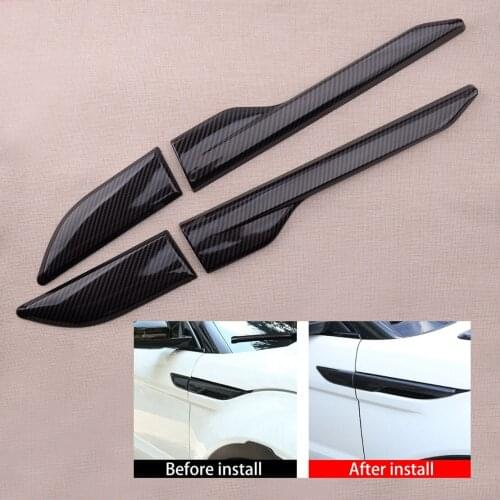 4pcs Car Wing Fender Side Air Vent Cover Trim Fit For Land Rover Range Rover Evoque 2012 2013 2014 2015 2016 2017 2018