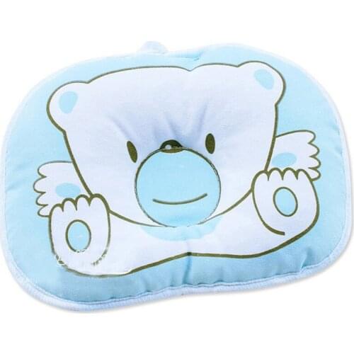 Newborn Baby Pillow Neck Support Cute Cartoon Bear Head Shape Baby Shaping Pillow CSP-033 Decorative Infant Soft Pillows