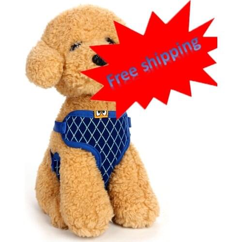 Pet leash, breathable mesh belt, nylon, pet chest back, dog corset, dog harness, cat clothes, cute dog clothes, drawstring neck