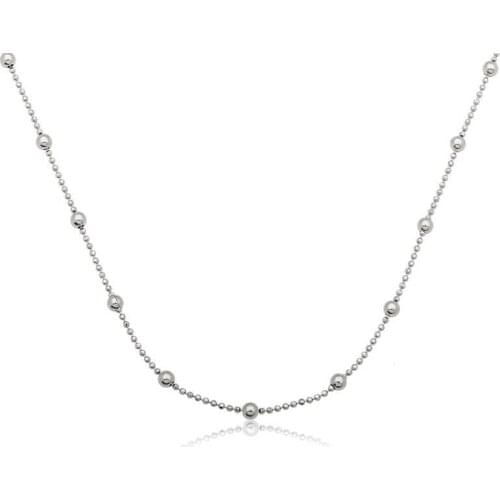 Silverlina Silver Small and Big Ball Chain