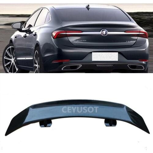 FOR Universal GT Accessories Spoiler NEW OLD Buick Lacrosse ABS Car Trunk Rear Lip Tail WING Refit Glossy Black Body Kit 2000-UP