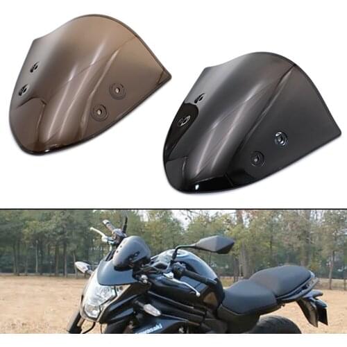 Racers Motorcycle Windshield WindScreen for Kawasaki ER-6N 12-14 ER6N 2012 2013 2014 Airflow Wind Flyscreen Deflector Protection