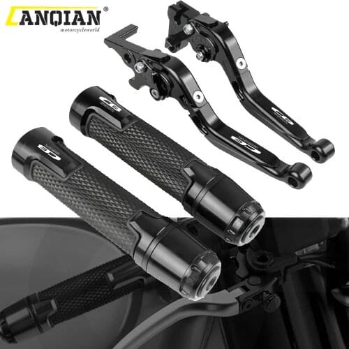 Motorcycle Part Extendable Brake Clutch Levers and Handlebar Hand Grips ends For Honda CB650R CB650 CB 650 R 650R 2018 2019 2020