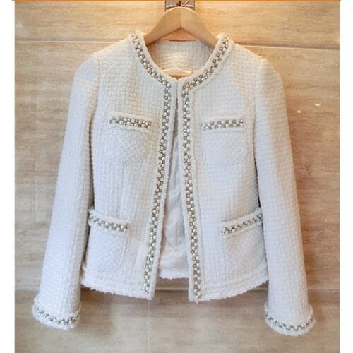 Little Fragrant French Tweed Jacket Womens Spring 2021 New Short Autumn and Winter Ladies Temperament Spring and Autumn Tops