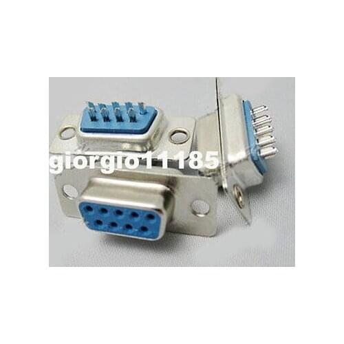 100pcs 9Pin D-SUB Female DB9F Male DB9M Solder Type Connector DB9