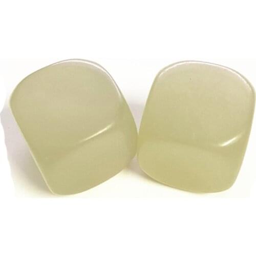 2Pieces 25mm D6 Luminous Blank Dice With Round Corner For Board Games Dices