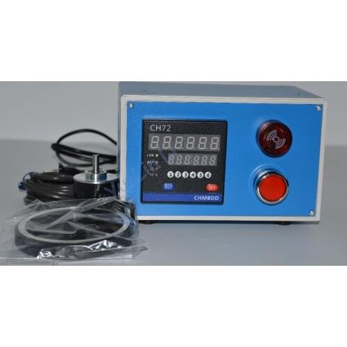 Electronic Digital Meter Counter Intelligent Length Measuring Instrument Roller Type Encoder With Alarm CH72