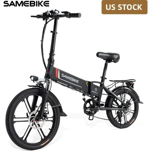 [EU STOCK]SAMEBIKE 20LVXD30-II Updated Version Folding Smart Electric Bike 48V 10.4AH 350W 20 inch 32km/h E-Bike
