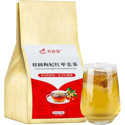 Longan medlar red jujube ginger tea 120g /30 small bags of tea health tea
