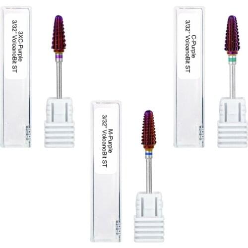 27RC Carbide Cuticle Remover Bits Home Grooming Supplies Professional Carbide Tungsten Steel bits for Nail Gel Fast Remove