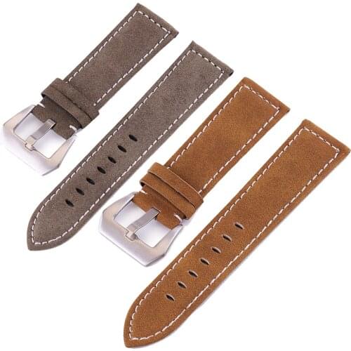 22mm Leather Watch Strap For Samsung Galaxy 42/46mm active 2 20mm Strap Gear S3/sport/S2 Classic 22mm Watchband Sport Band