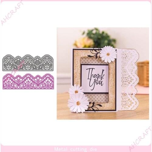 Flowers lace Metal Cutting Dies for DIY Scrapbooking Photo Album Decorative Embossing PaperCard Crafts Die2021