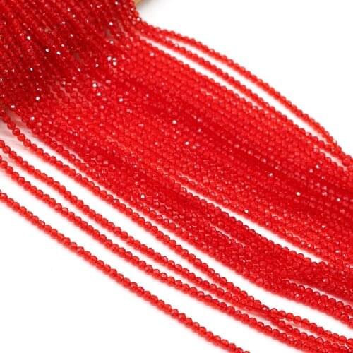 2020 New Ladies DIY Bracelet Necklace Jewellery Bead Exquisite Gift Red Cylindrical Coral Bead Size 3x4mm