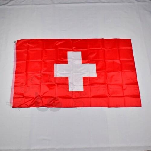 Switzerland 90*150cm The Swiss Swit flag Banner 3x5 Foot Hanging National flag Home Decoration flag