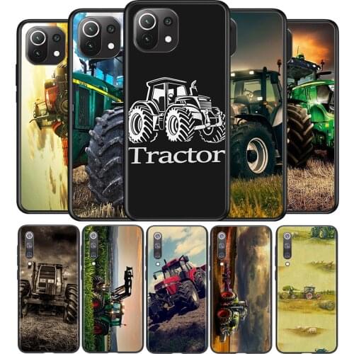 Big Tire Tractor Car Silicone Cover For Xiaomi Mi Note 11 11T 11i 10i 10T 10 9 9T 9 SE Lite Pro Ultra Phone Case
