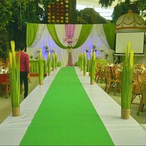 Wedding Favors White Non Woven Fabric Carpet Aisle Runner For Party Backdrop Decoration Supplies 1.2m wide *35 Meters/ roll