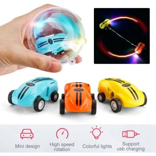Mini High Speed Toy Car Micro Racer Stunt Cars 360 Degree Rotating Pocket Racer Glow in The Dark NSV775