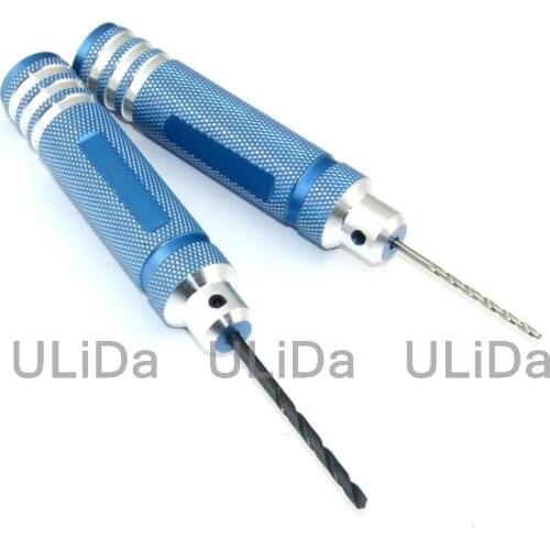 1Set 1.8mm/2.0mm 1 1.5 2.5 3mm Hand Drill Drilling Tool for Tamiya Mini 4WD RC Car Model