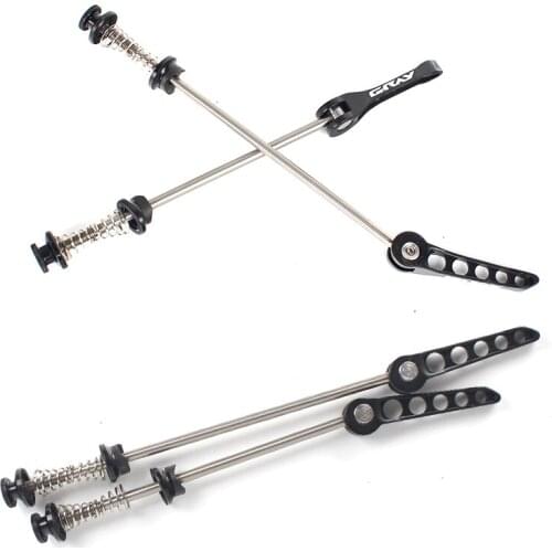1 pair Bicycle Hubs Screw Rods Titanium alloy Hubs Axis Screw QR Skewer Lever parts Bike Quick Release Axis