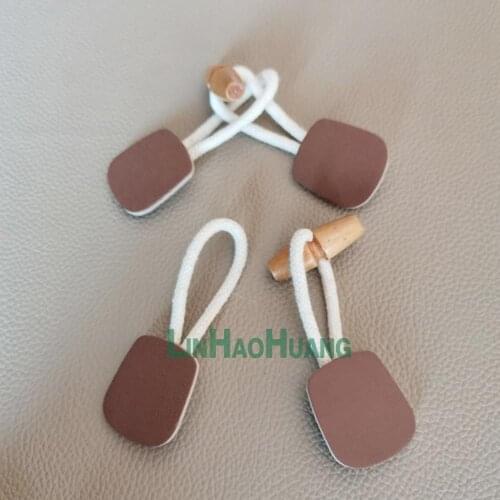 30 pairs / set of wood leather toggle close button coat jacket shawl clothes sewing DIY clothing crafts