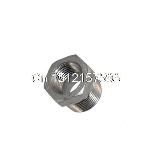 5pcs 3/4" Male x 1/2" Female Thread Reducer Bushing M/F Pipe Fitting SS 304 BSP