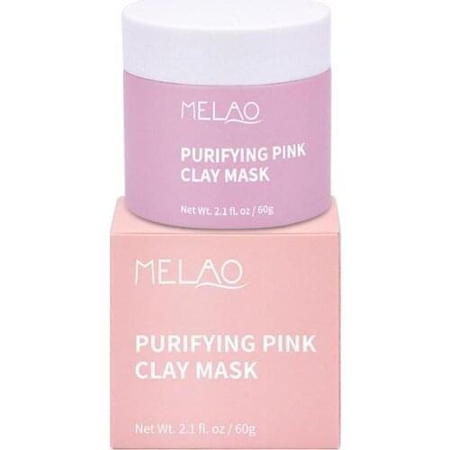 60g Pink Clay Mask Cleansing Nourishing Repairing Skin Mineral Clay Mask deep cleaning beauty products skin care products