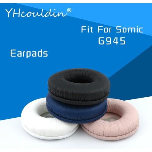 Earpads For Somic G945 Headphone Accessaries Replacement Ear Cushions Wrinkled Leather Material
