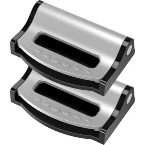 2pcs Car Seat Belts Clips Safety Adjustable Auto Stopper Buckle for Audi A-series C-series S-series SQ-series RS-series Q3 Q5 SQ