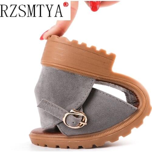 Summer Floral Sandals Fish Mouth Women Sandals Pu Suede Retro High Heels Square Heel Woman Buckle Shoe Size 35-40