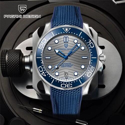PAGANI DESIGN New 007 commander Mens Mechanical Watches Top Brand luxury Watch Men 200M Waterproof Fashion Wristwatch For Men