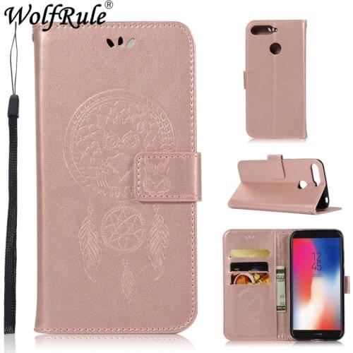 For Cover Huawei Honor 7C Case 5.7" AUM-L41 Flip Leather Case Honor 7C Phone Bag Wallet Case For Huawei Honor 7C Russian Versio