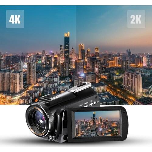 Andoer AC3 4K UHD 24MP Digital Video Camera Camcorder Recorder DV 30X Zoom 3.0" Touchscreen WiFi Night Vision Video Camera