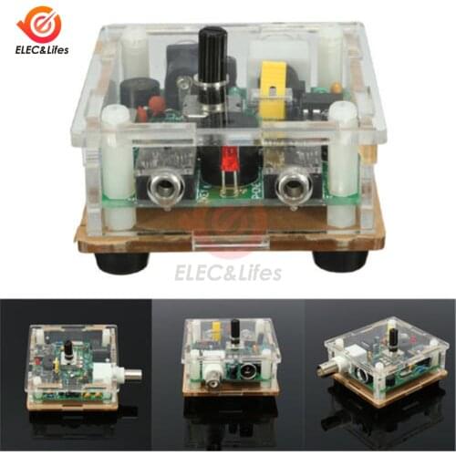 DC 9-13.8V S-PIXIE CW QRP Shortwave Radio Transceiver 7.023Mhz+ Acrylic Case DIY kit for Ham Radio Audio