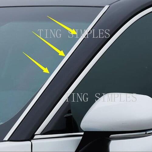 Stainless steel Rear Seat Drink Cup Holder Cover trim Frame Sticker Car Styling For Toyota Camry XV70 8th 2018 2019 accessories