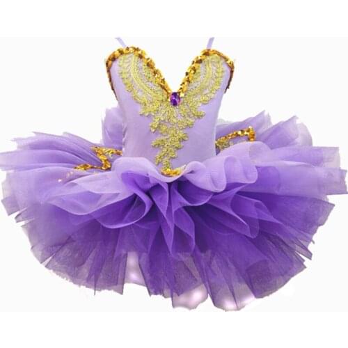 Disfraz profesional de tutú de Ballet El lago de los cisnes blanca para niña, vestido de bailarina para niña, vestido de Ballet