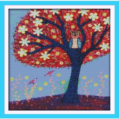 Everlasting Love Christmas Yearning For Spring (4) Ecological Cotton Chinese Cross Stitch Kits Stamped 11 CT New Year Promotion