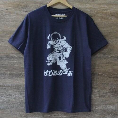 Hajime no Ippo T-Shirt Anime Ashita no Joe Tomorrows Joe Megalo Box Man Men Tshirts Tee