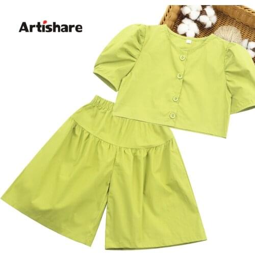 Kids Clothes Solid Color Girls Clothing Tshirt + Skirt Clothes For Teenage Girls Casual Style Kids Tracksuit 6 8 10 12 14