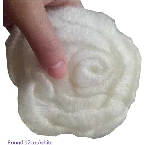 HOT Lace Round 3D flower cotton table place mat pad Cloth crochet placemat cup mug wedding tea coaster handmade doily kitchen