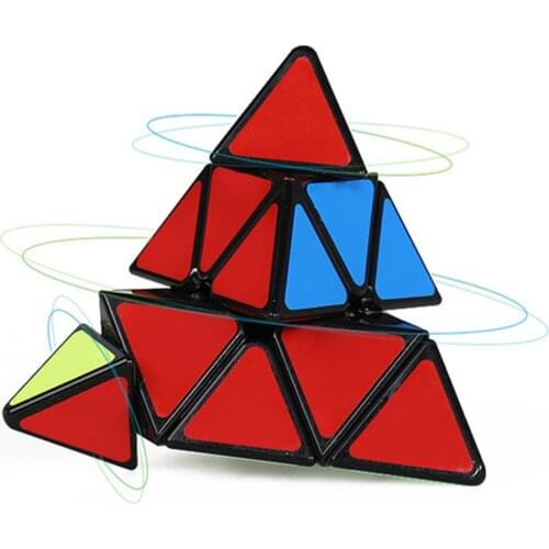 SengSo Legend Pyramid Magic Cube Brain Teaser Adult Releasing Pressure Puzzle Speed Cube Toy For Children Gift 3X3 Cubo Magico