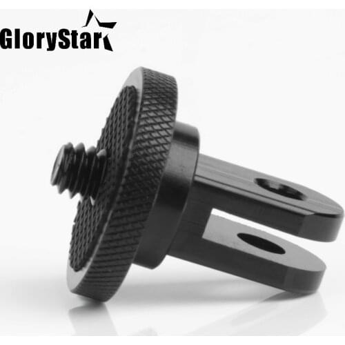 Metal 1/4 Mini Tripod Adapter Mount for GoPro Hero 8 7 5 6 4 Session SJCAM SJ4000 Xiaomi Yi 4K Eken H9 Action Camera Accessory