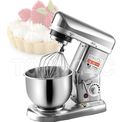 10L Stainless Steel Bowl Kitchen Food Stall Mixer Cream Egg Beater Mixer Cake Dough Bread Machine 500W Dough Mixer