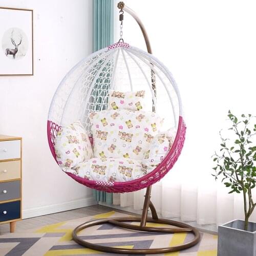 Hanging basket chair cushion single washable birds nest mat cushion vine cradle thickened one-in-one chair cushion