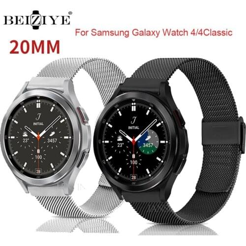 Milanese Strap For Samsung Galaxy Watch 4 Classic 42mm 46mm Stainless Steel Metal Correa For Galaxy Watch 4 44mm 40mm Bracelet