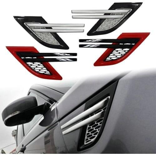 1 Pair ABS Car Front Side Fender Mesh Grille Exterior Grill For Land Rover Range Rover Sport L494 2014 2015 2016 2017