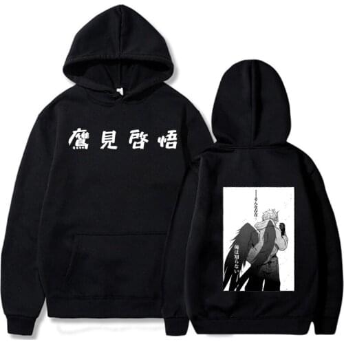 Anime Hawks My Hero Academia Unisex Hoodie Harajuku Funny Sweatshirt Streetwear Pullover Tops